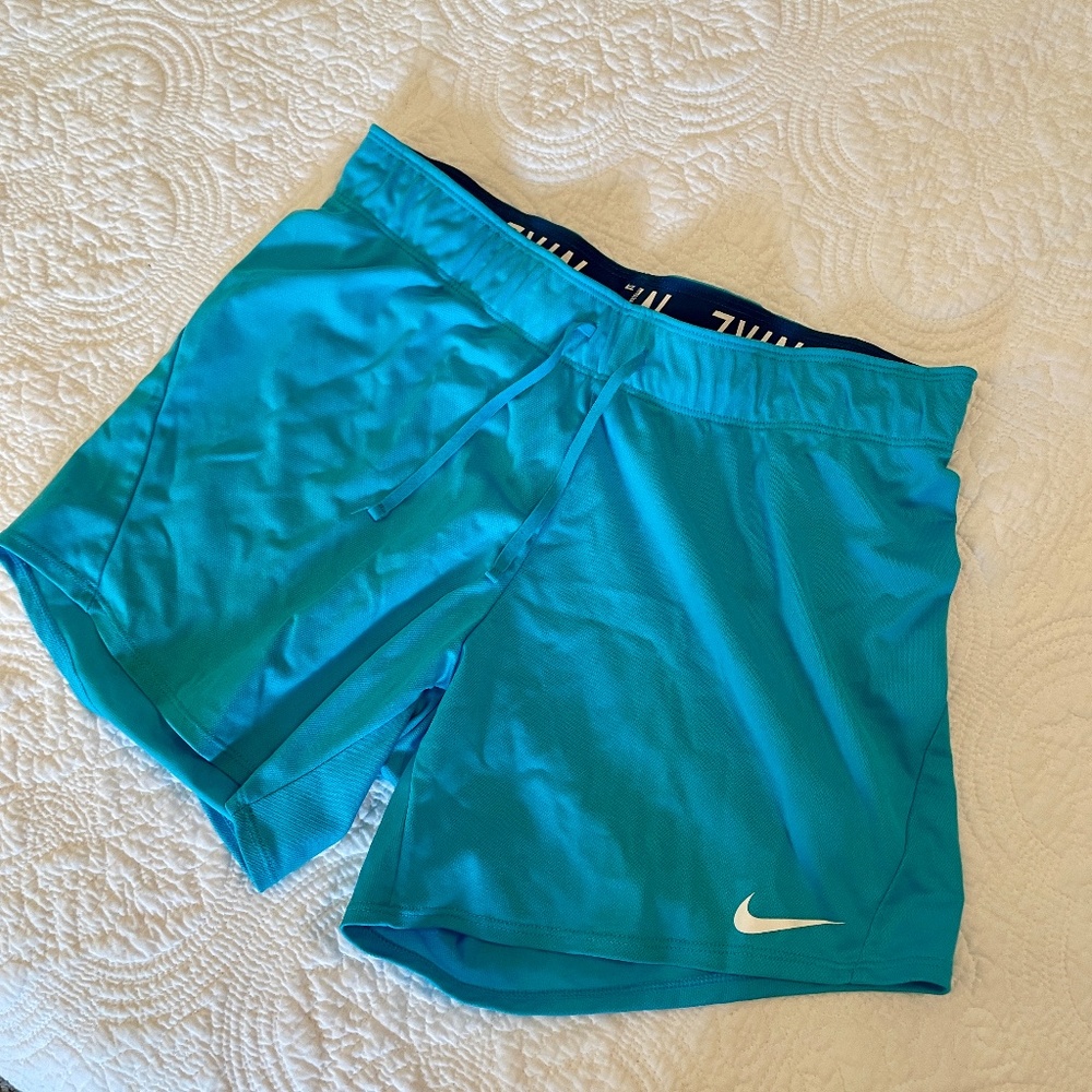 Electric Blue Nike Drawstring Shorts